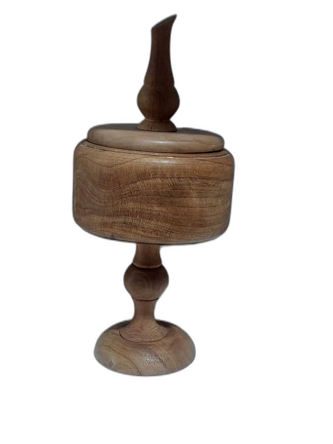 جای شکلات چوبی با چوب گردو